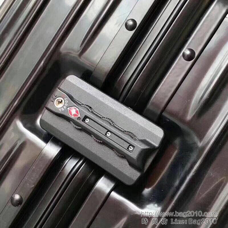 RIMOWA日默瓦 經典款拉杆箱 pc配鋁鎂合金邊框 代工廠生產 靜音萬向輪 無極拉杆拉箱  xbt1079